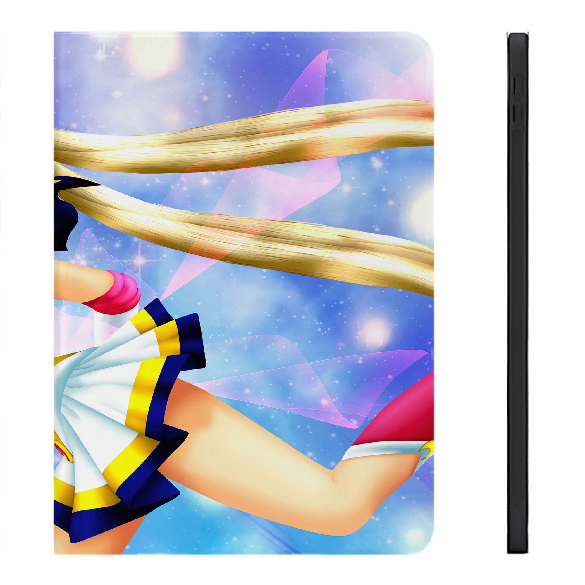 （画像用） 美少女戦士セーラームーン Sailor Moon IPadケース ペンホルダー付き ブックスタイルデザイン